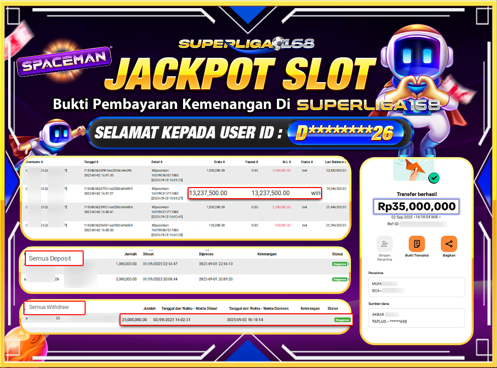 SUPERLIGA168 JACKPOT SWEET BOMB DROP  Rp.37,200,000-LUNAS